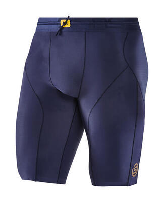 Skins series-5 heren half tights - marineblauw - maat xl