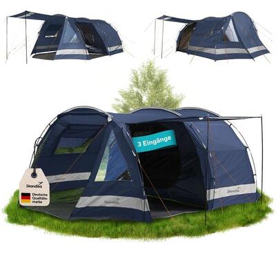 Gebraucht - Tunnelzelt Kambo 4 - Camping - für 4 Personen - dunkle Kabine