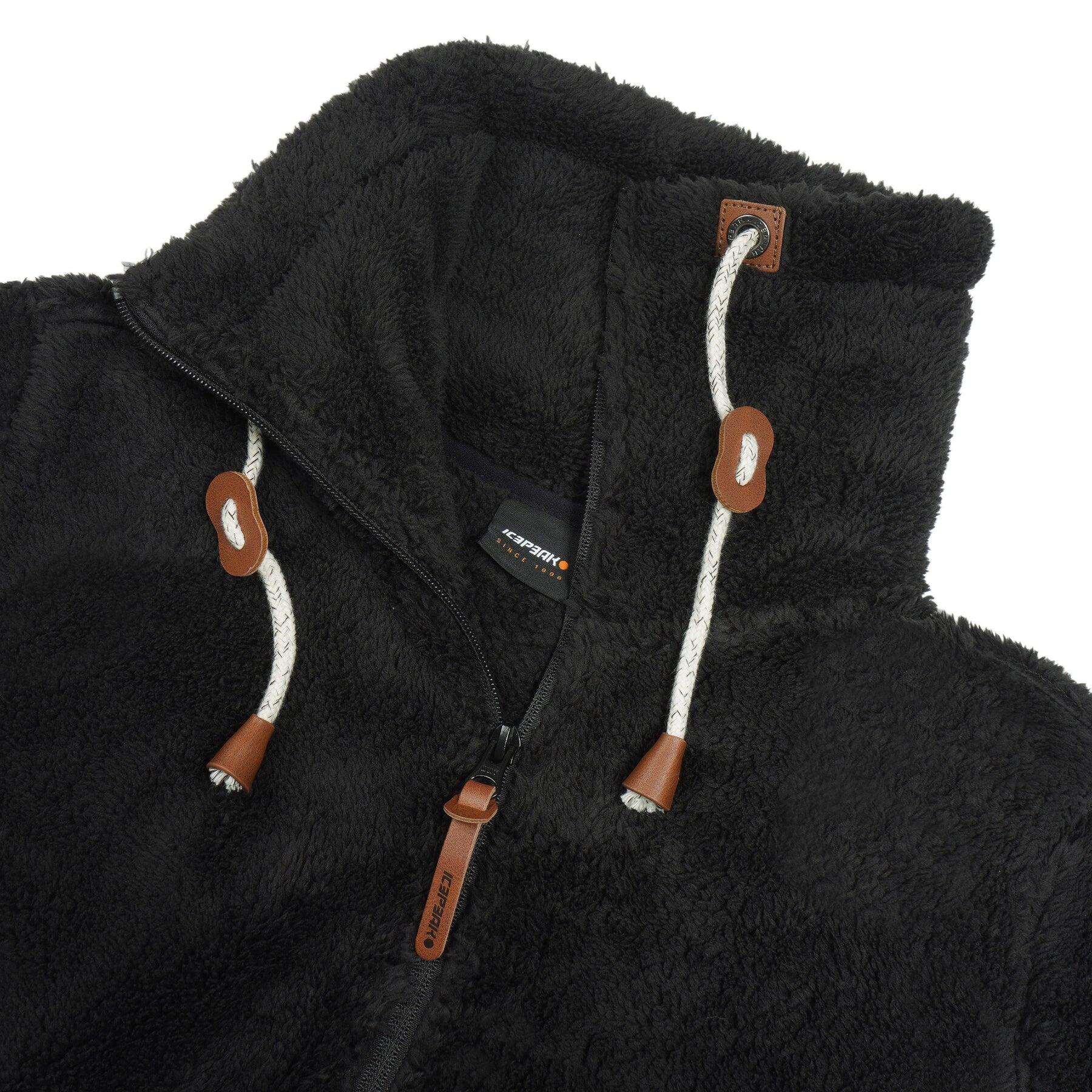 Icepeak Colony Teddy Fleecejacke Damen Langhaarfleecejacke 4/5