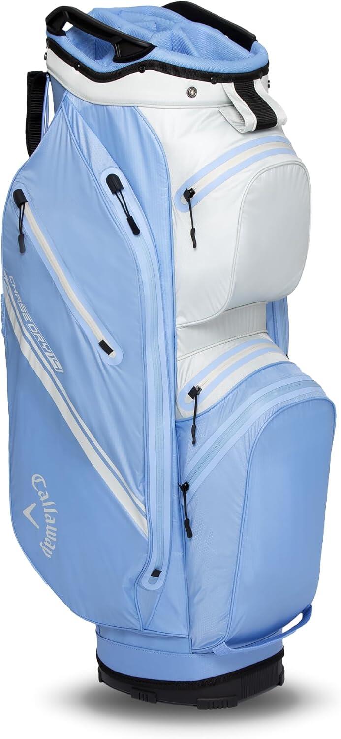 Callaway Chase 14 Dry Cart 25, Bolsa de Golf para Carrito, Azul Claro/Plateado 4/6