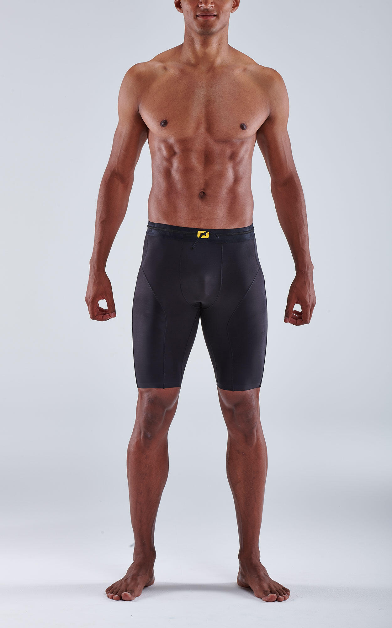 Meia-calça masculina SKINS Series-5 - Preta - Tamanho XL 3/5