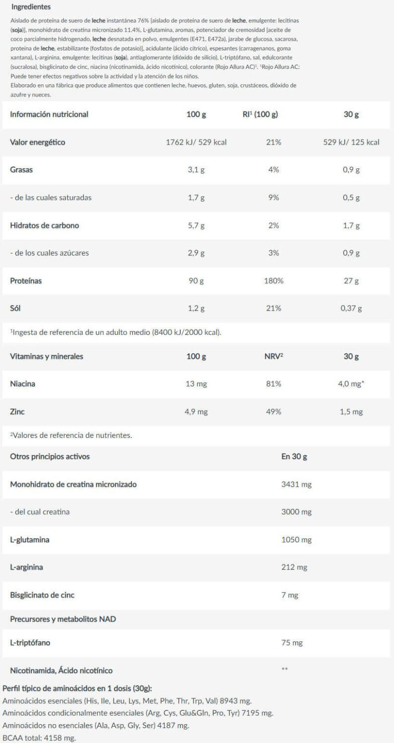 Iso Whey Zero Black - 1816 g Aardbei Biotech USA 4/5