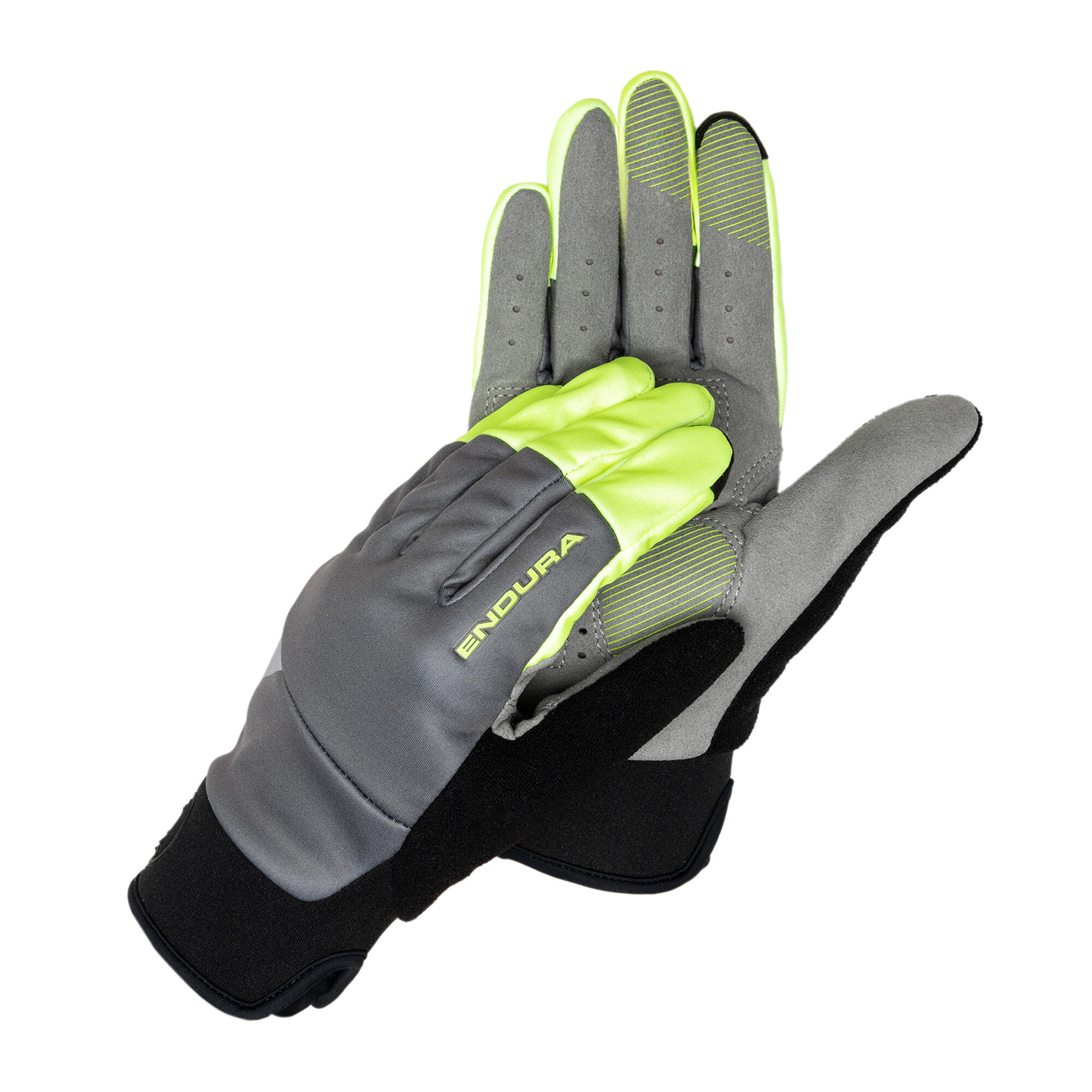 Rękawiczki rowerowe męskie Endura Windchill hi-viz