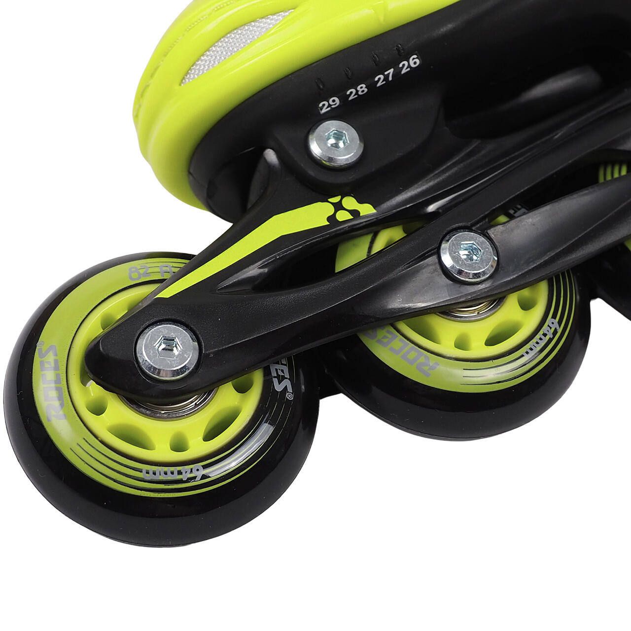 Patins - Jokey X - Ajustável eninos - Preto - Verde 7/7