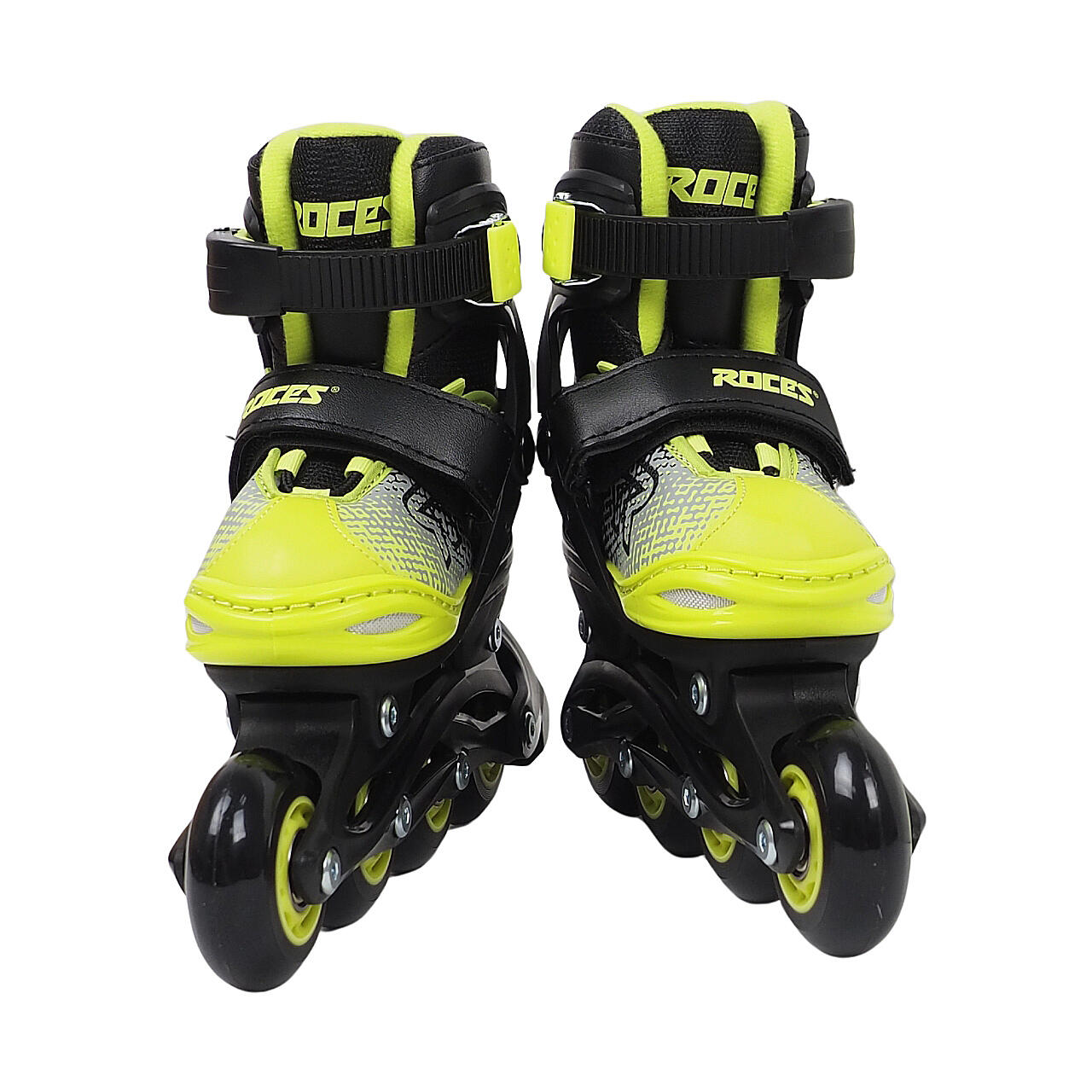 Patins - Jokey X - Ajustável eninos - Preto - Verde 5/7