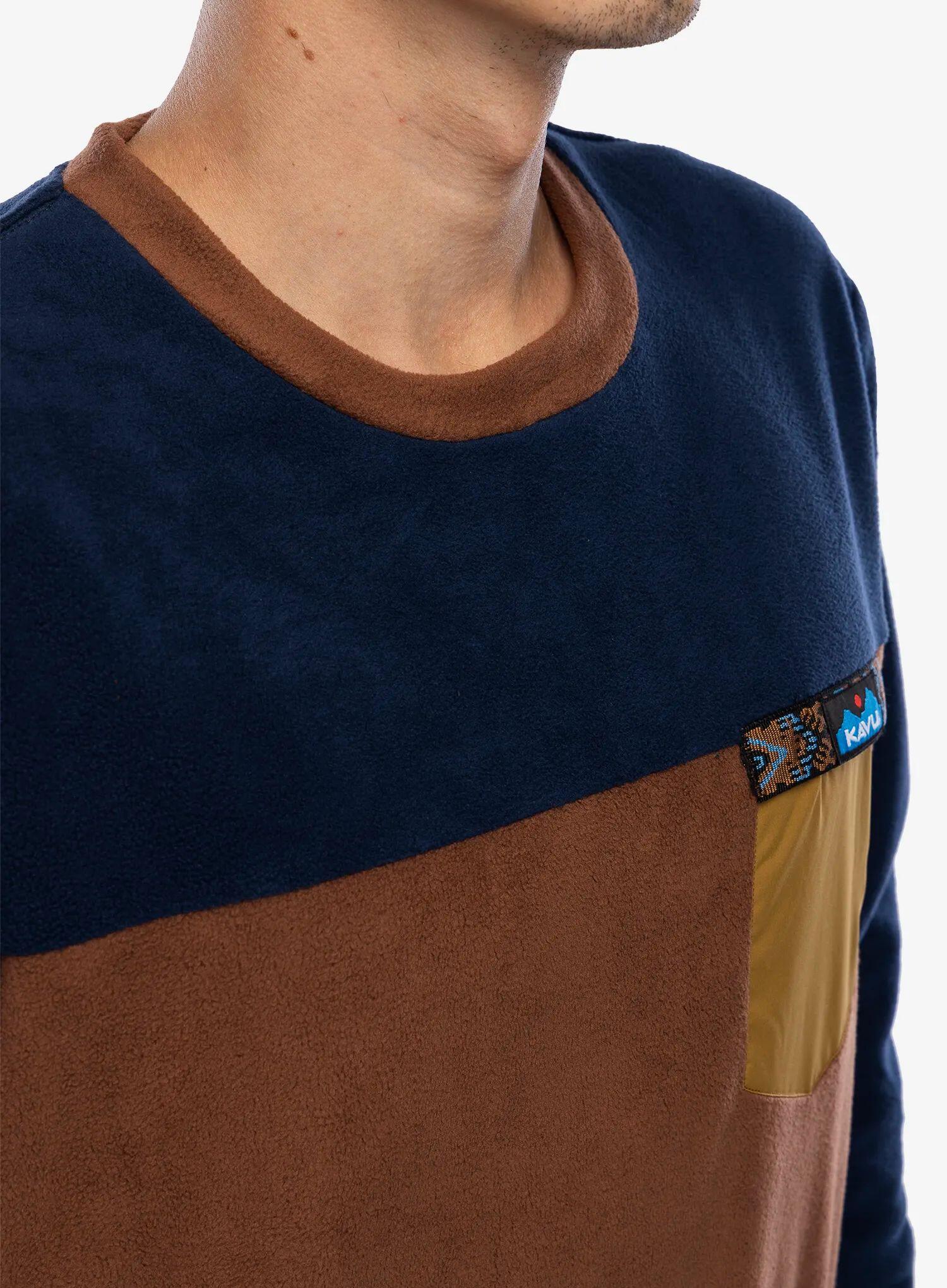 Blusão polar masculino KAVU Crew Who 4/6