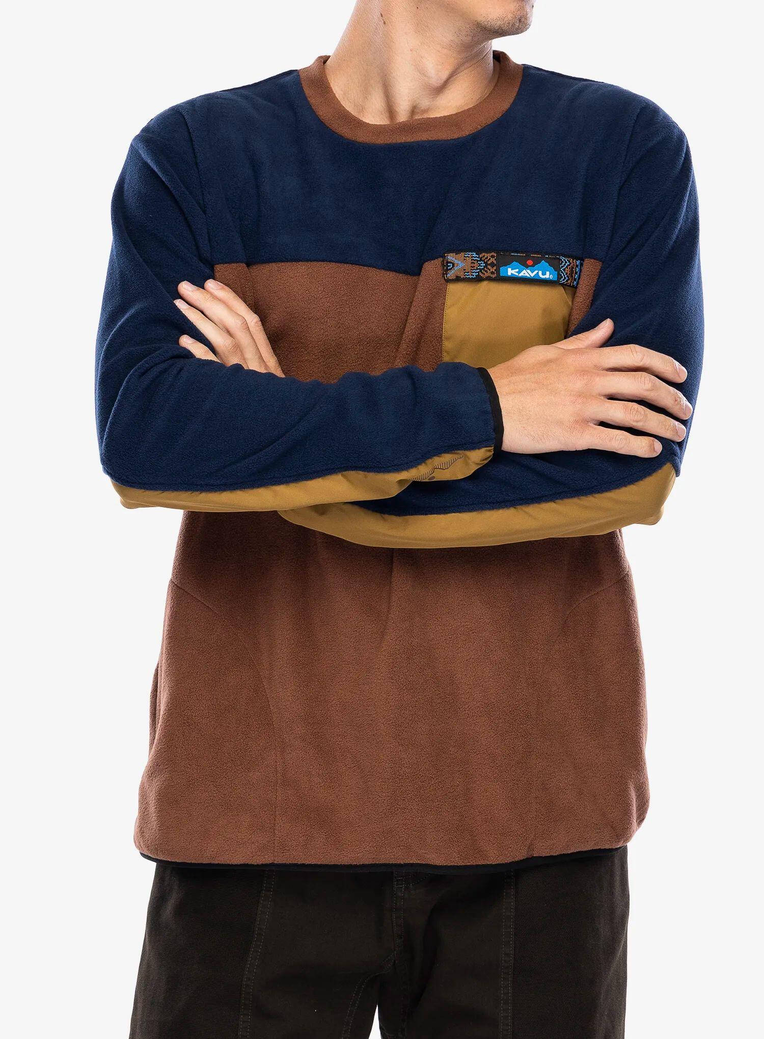 Blusão polar masculino KAVU Crew Who 3/6
