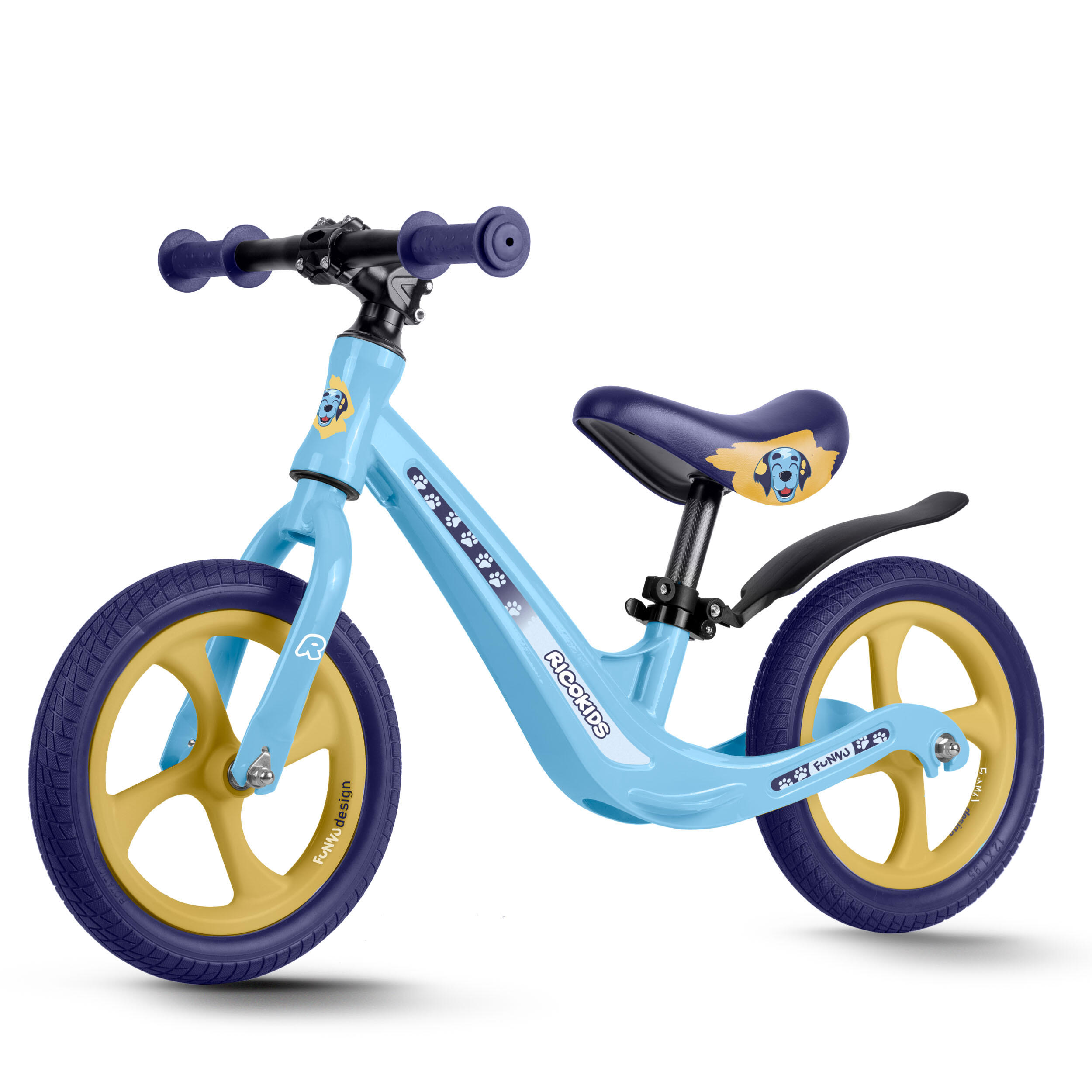 Rowerek biegowy dla dzieci magnesium Ricokids Funnu 760505