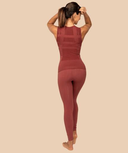 Legging Femme Fitness sans coutures Fibre Emana Taille haute Namasté 2/4