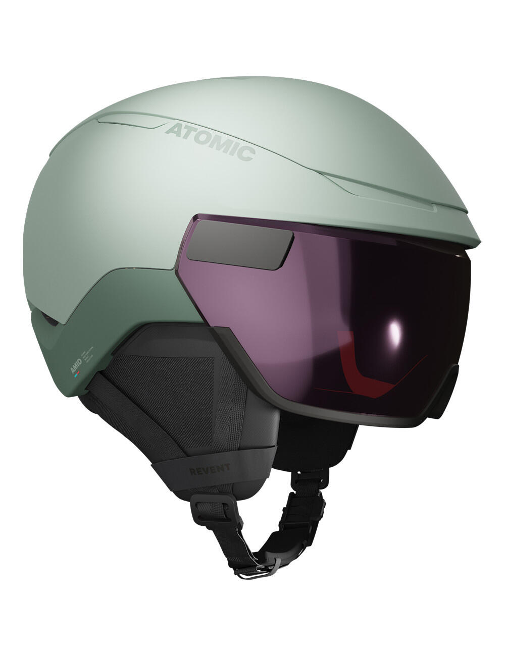 Kask narciarski z wbudowaną szybą ATOMIC REVENT GT AMID VISOR HD pistachio 2/3