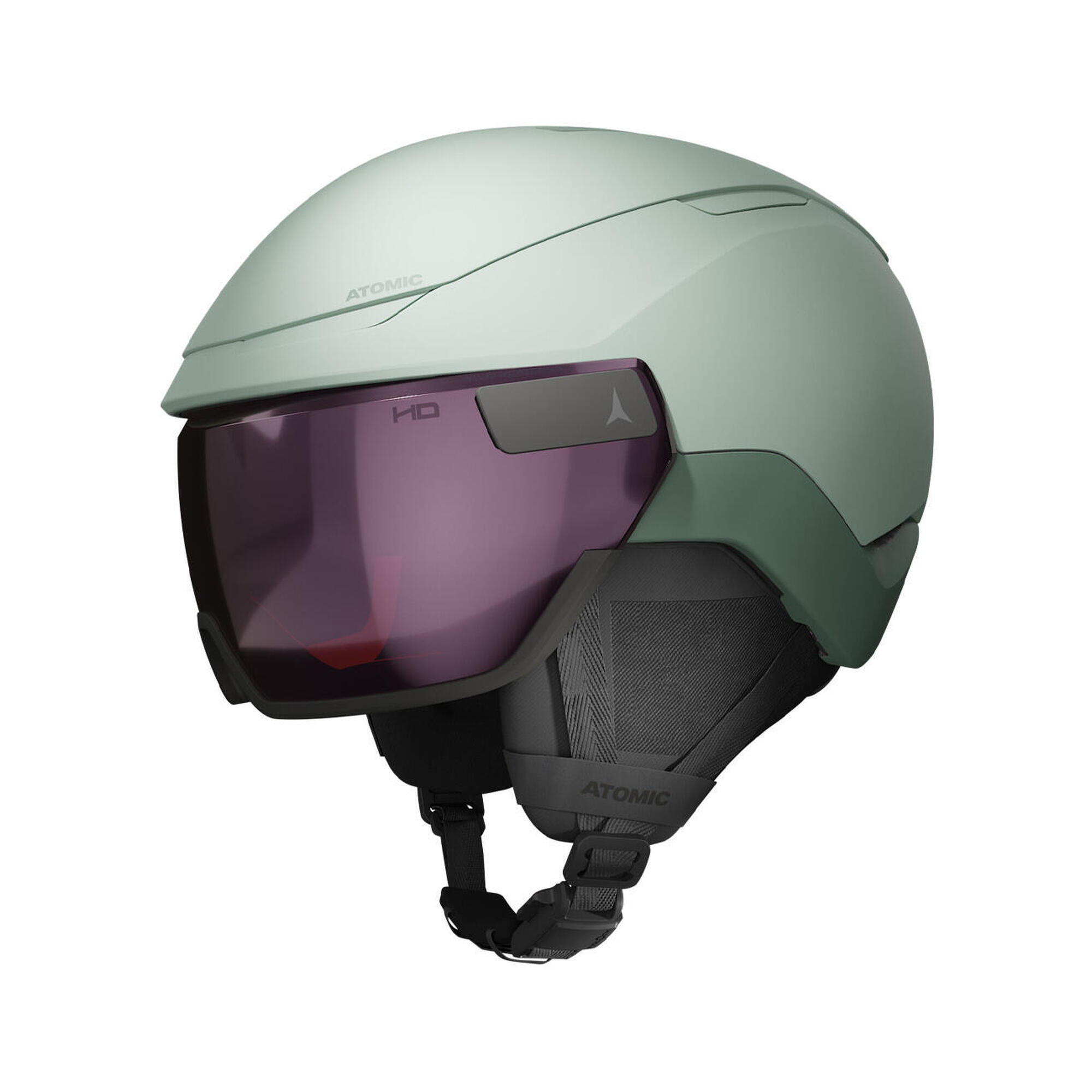 Kask narciarski z wbudowaną szybą ATOMIC REVENT GT AMID VISOR HD pistachio S