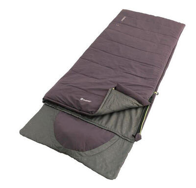 Outwell Contour Schlafsack, Reißverschluss rechts, dark purple