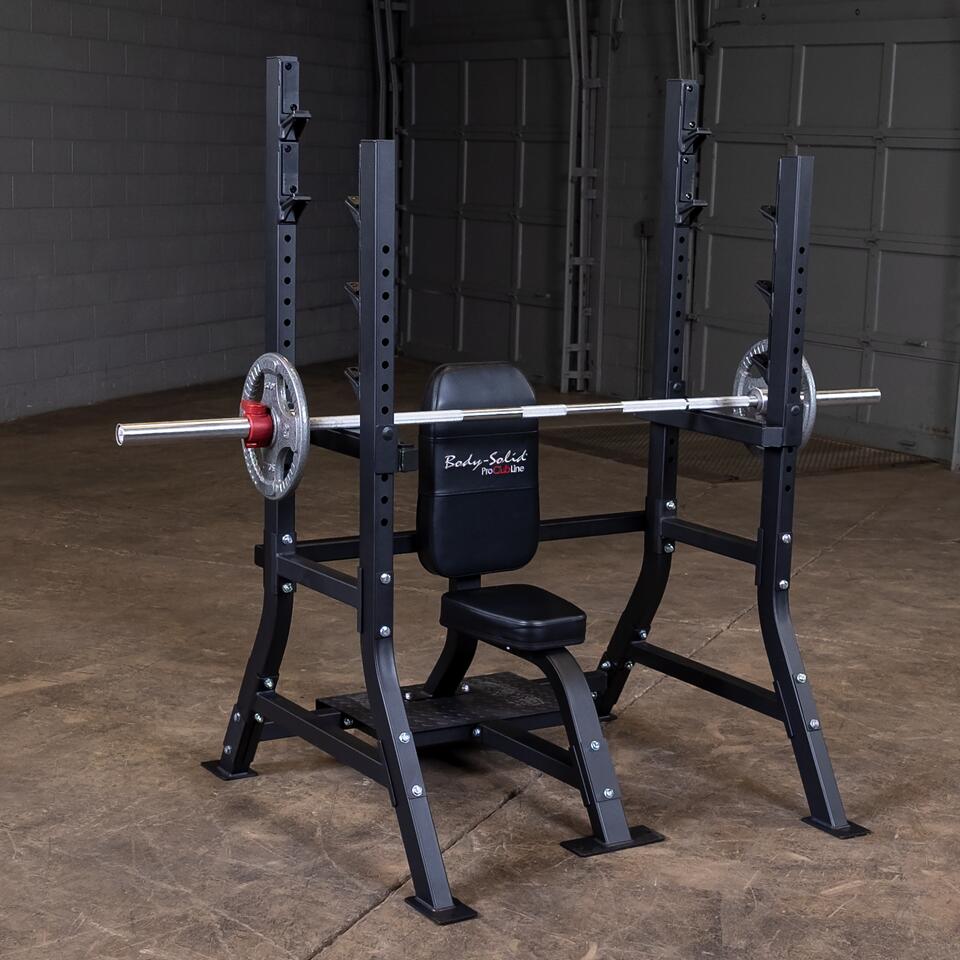 Pro Clubline Banc Olympique Shoulder Press SOSB250 2/6