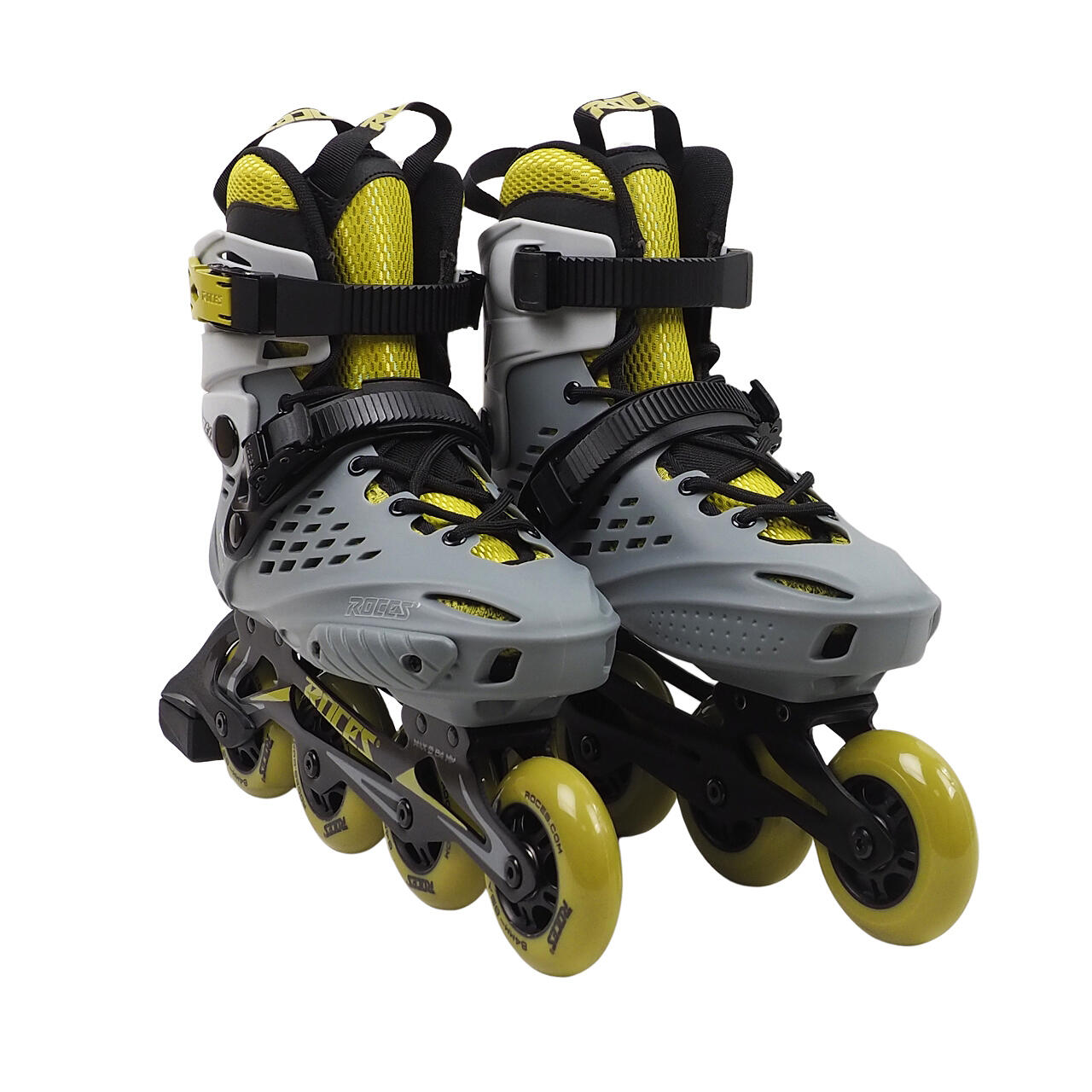 Otli 84 Patins en ligne – Adultes – Gris – Vert 5/7