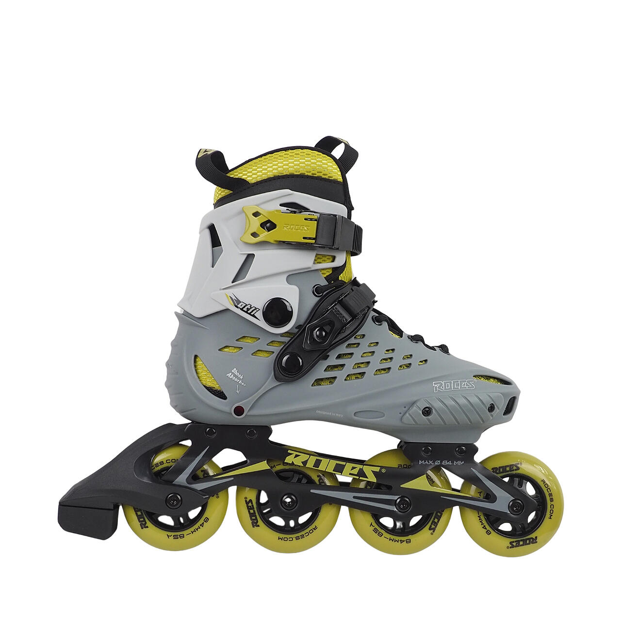 Otli 84 Patins en ligne – Adultes – Gris – Vert 2/7