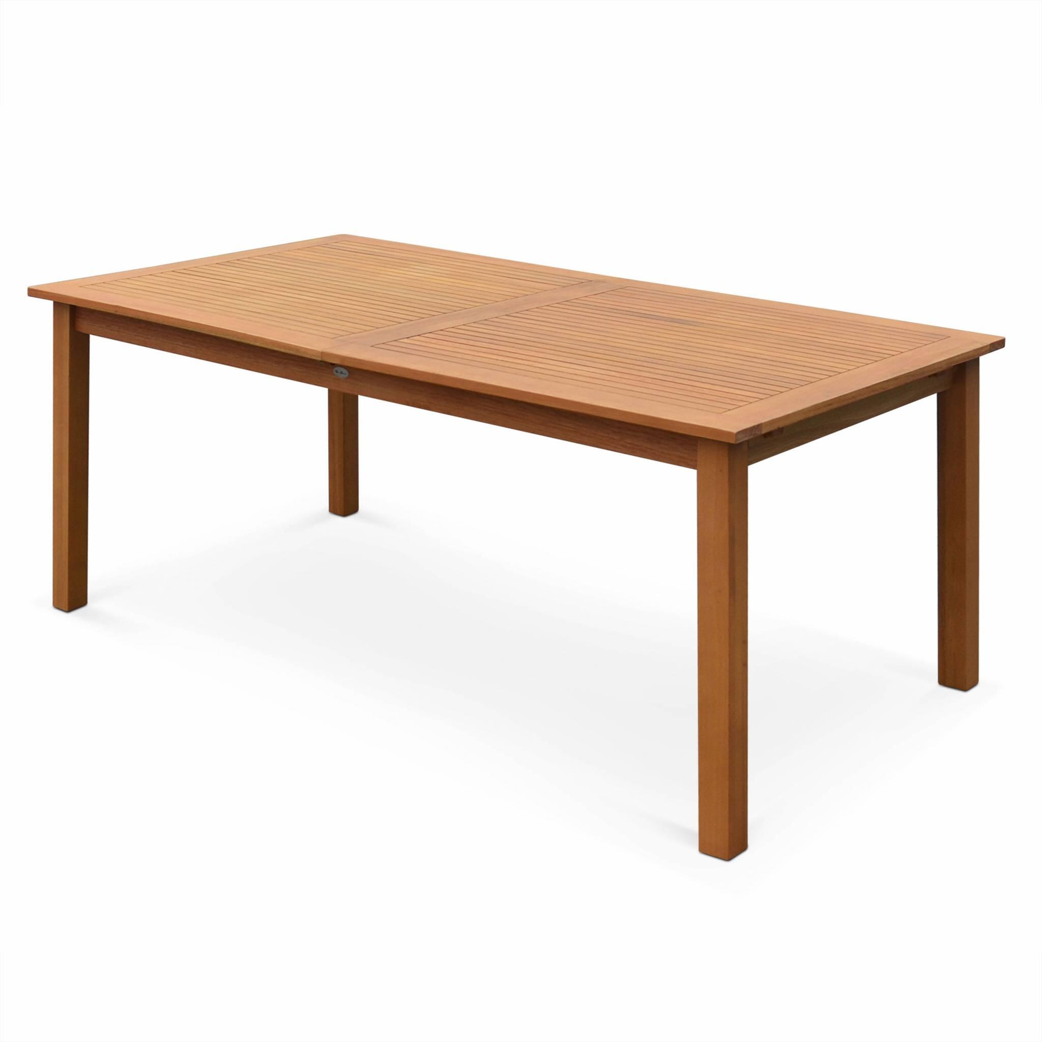 Mesa de jardim em madeira com capacidade 8 a 10 pessoas, Madeira 6/6