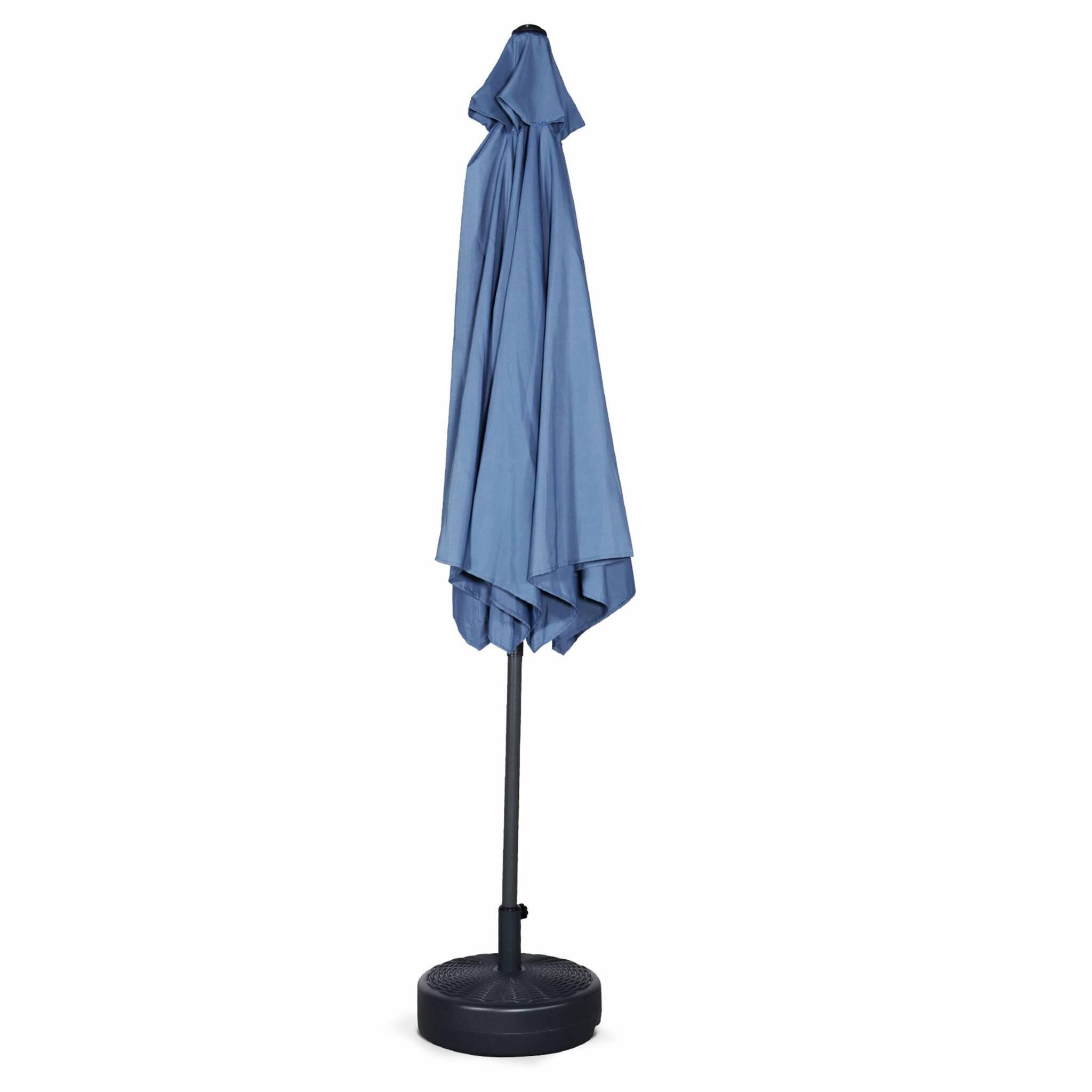 Parasol redondo, 3x3m, Azul 6/6