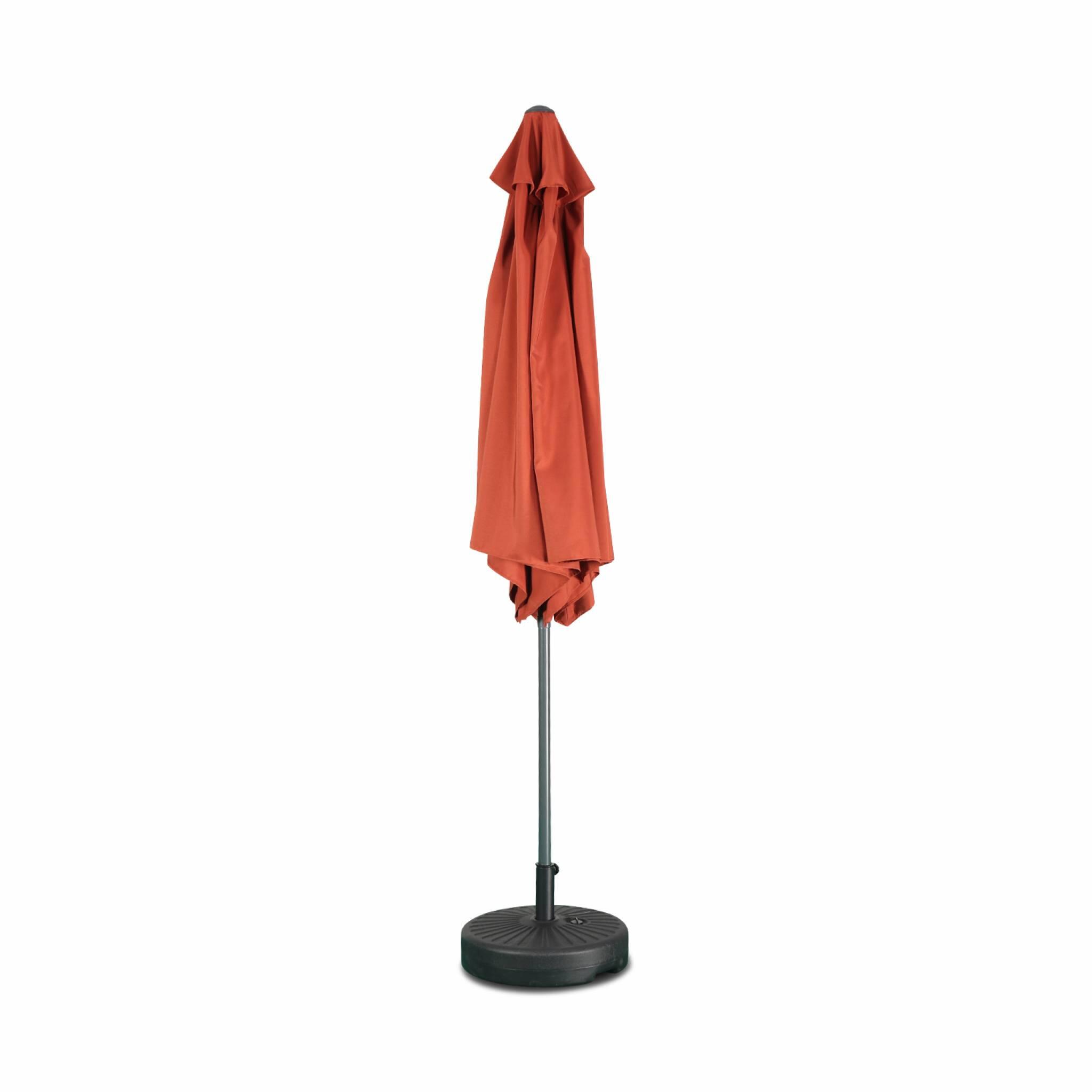 Parasol redondo, 3x3m, Terracota 6/6