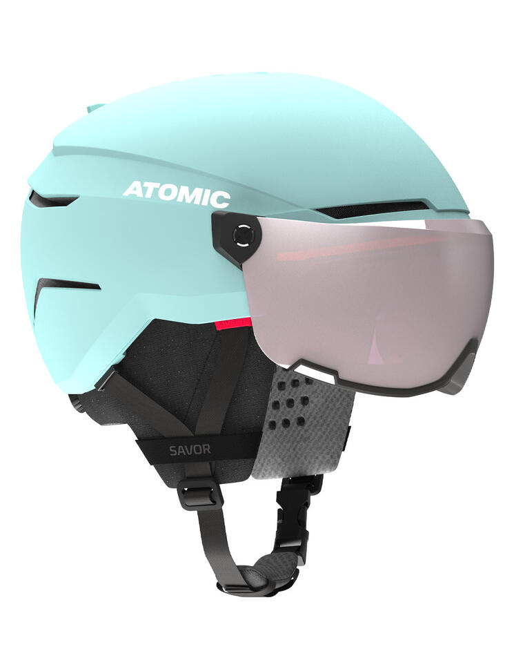 Kask narciarski dziecięcy ATOMIC SAVOR VISOR JR turquoise