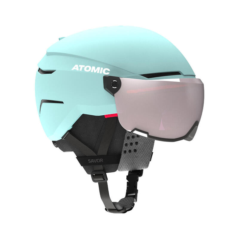 Kask narciarski dziecięcy ATOMIC SAVOR VISOR JR turquoise