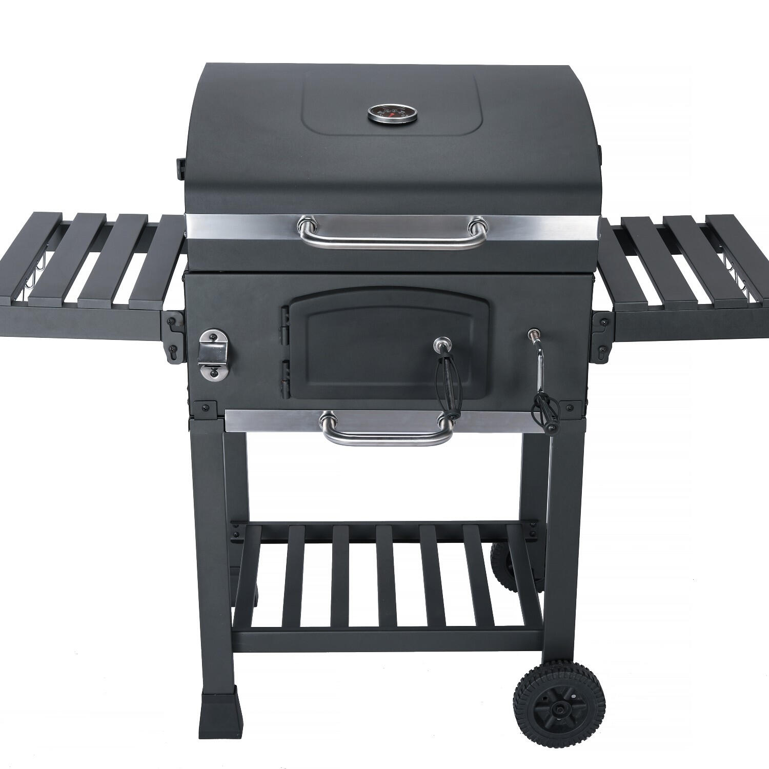 Barbecue a carvão, preto