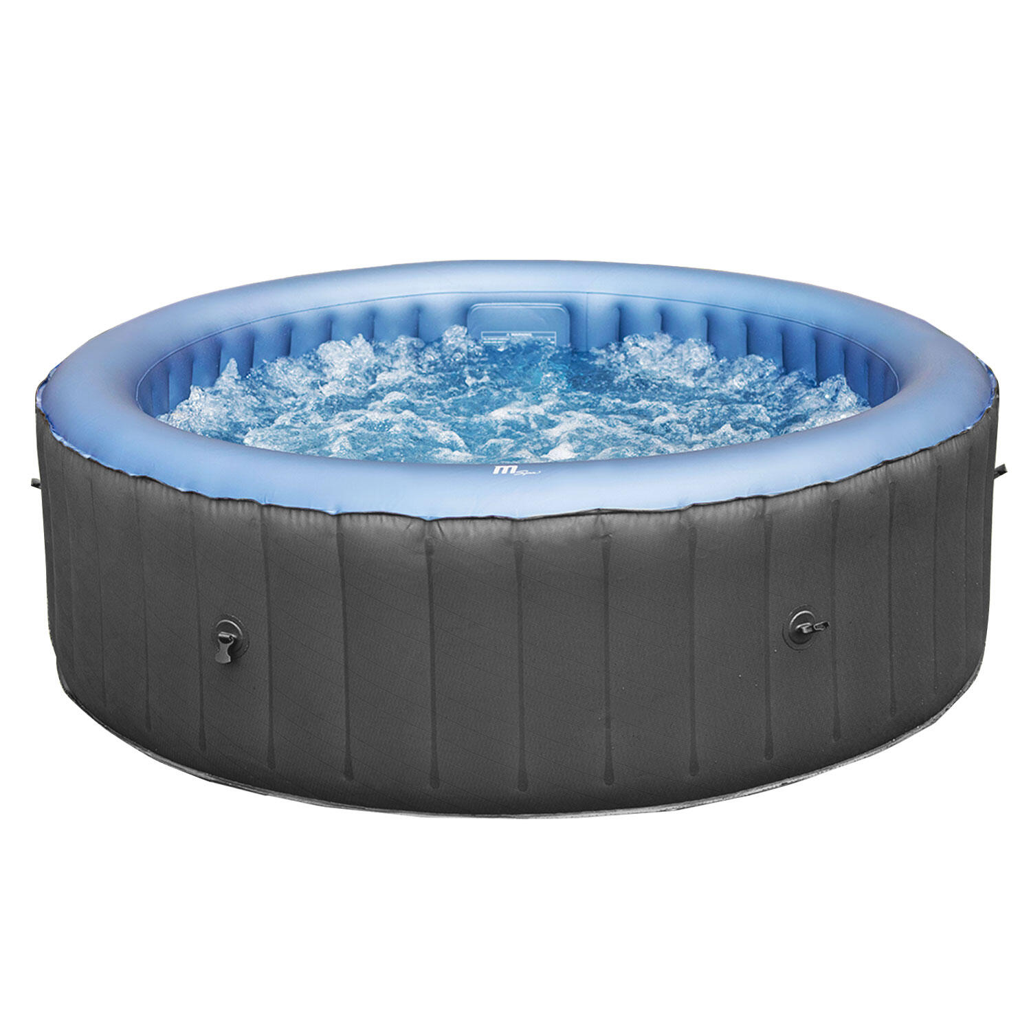 Mspa - Spa Gonflable Rond Bergen - 6 Places - Spa - Bleu|noir - Taille Unique - Decathlon