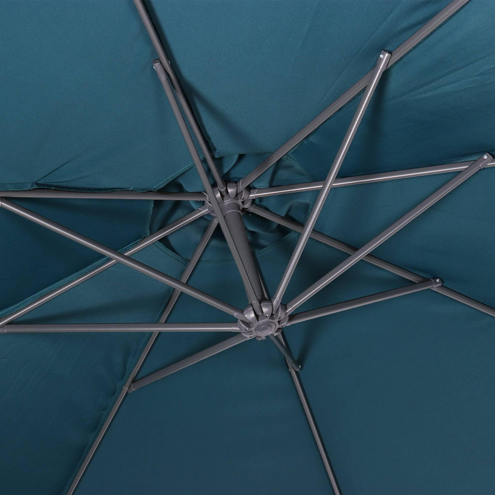 Parasol redondo 3m, Azul 6/6