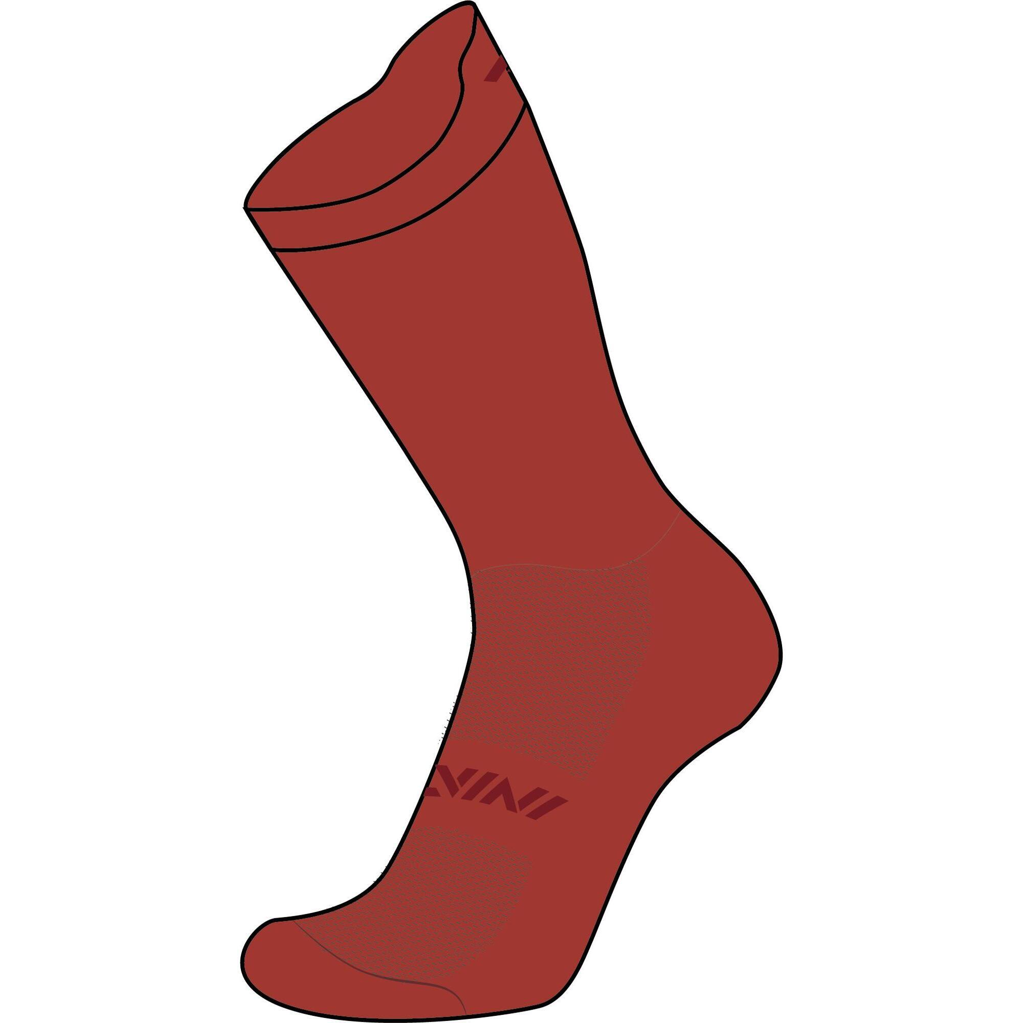 Silvini - Chaussettes Avec Laine Mérinos Unisexe Vallonga Ua1745 - Chaussettes - Rouge|violet - Decathlon