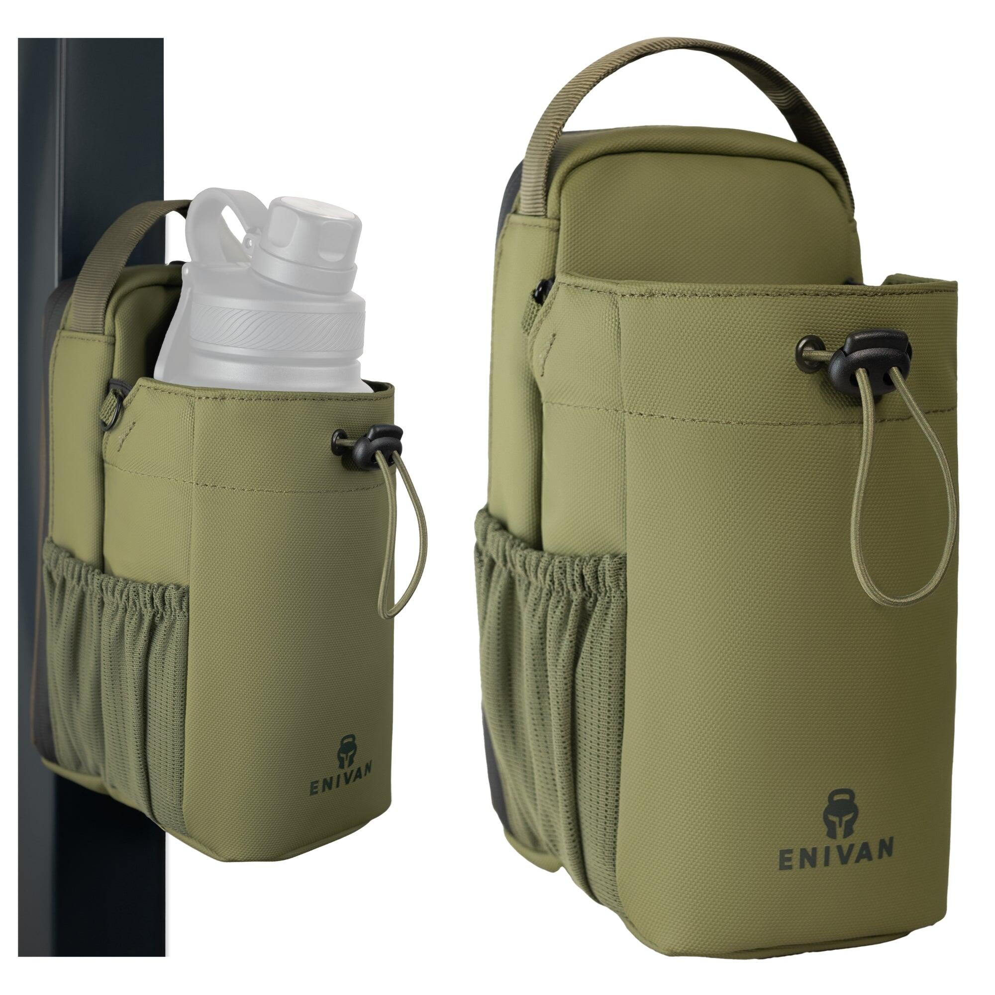 Enivan - Sac Magnétique Sport - Sac À Bandoulière, Porte Gourde, Téléphone, Clés - Vert - Sac De Sport - Vert - 1,5 L - Decathlon