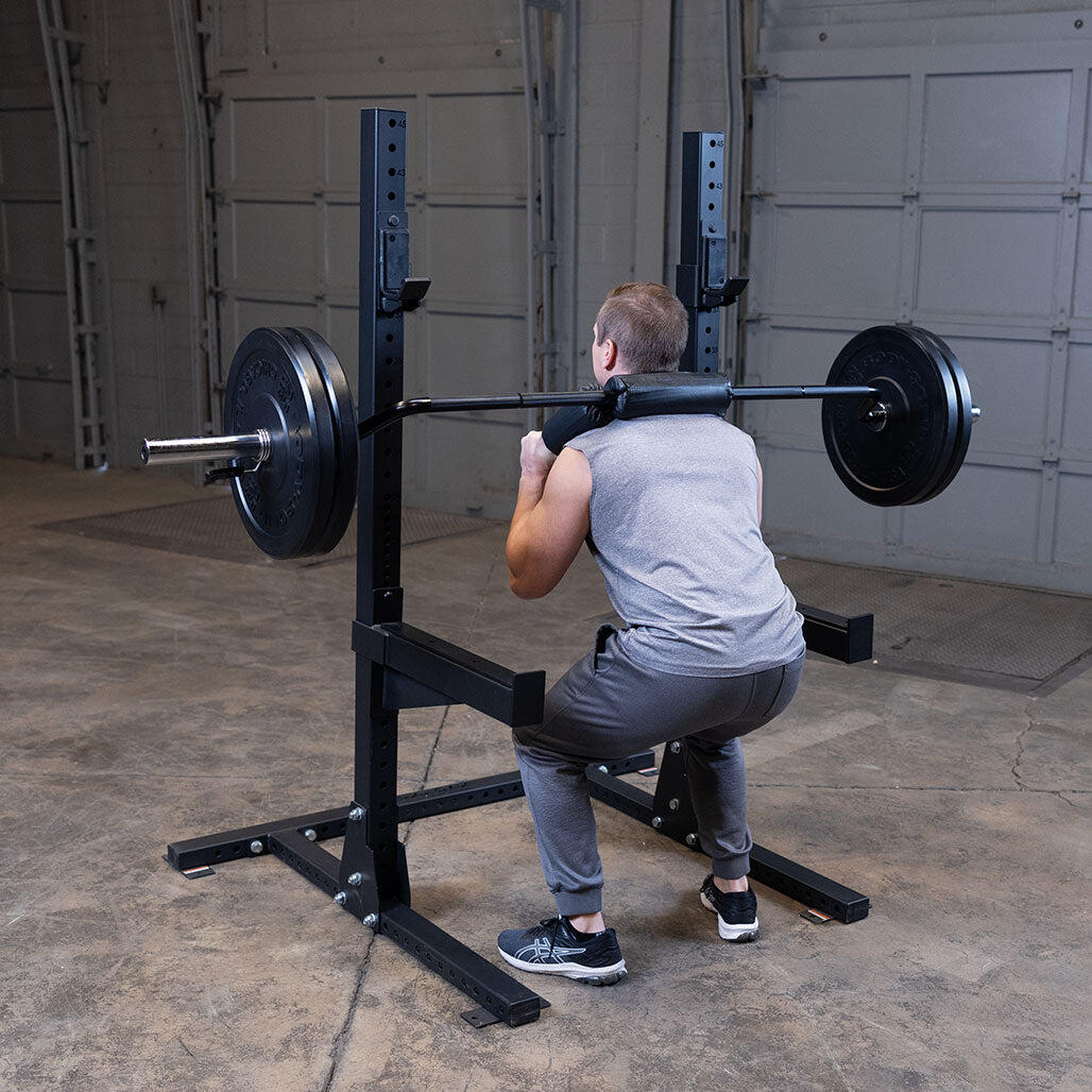 Body-Solid Safety Squat Bar OBSS50B pour fitness et musculation 3/5