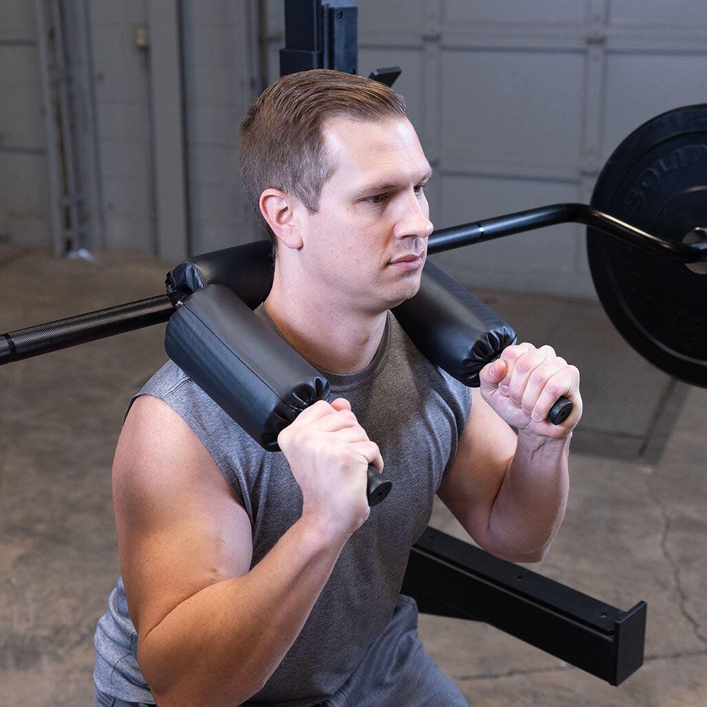 Body-Solid Safety Squat Bar OBSS50B pour fitness et musculation 5/5