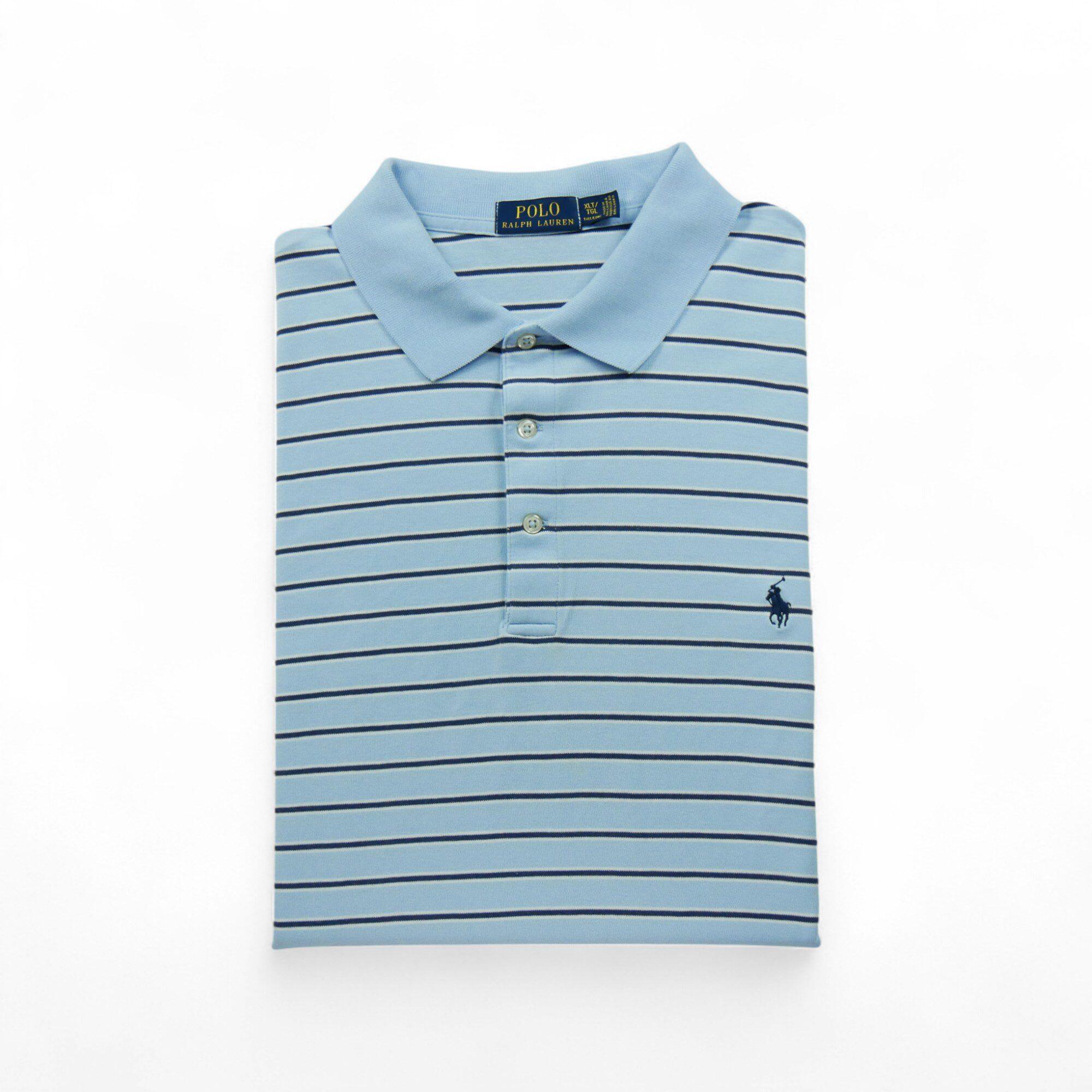 Segunda vida - camisa polo de manga curta para homem azul claro - em bom estado