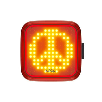 Achterlamp fiets knog blinder - peace