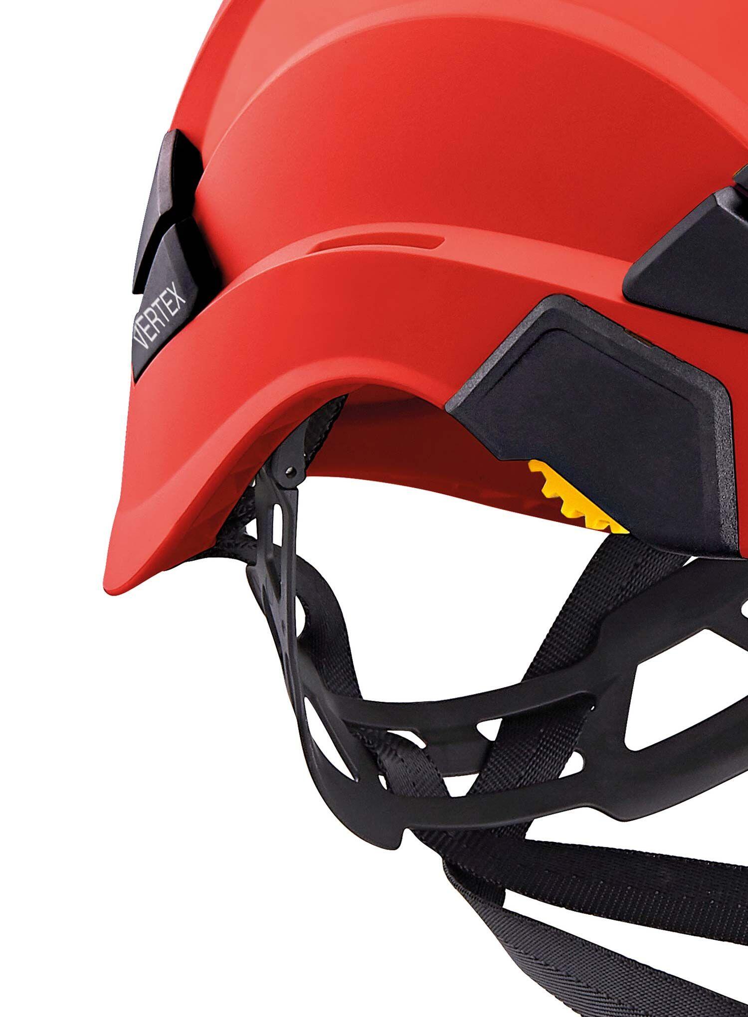 Sicherheitshelm Petzl Vertex rot harte Schale verstellbar kompatibel mit Zubehör 2/5