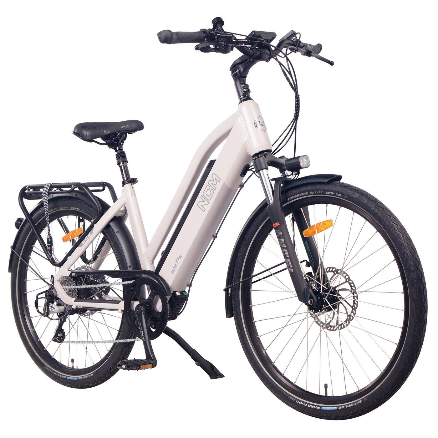 NCM T7S Step Thru Trekking E-Bike 26, 250W, 48V 19Ah 912Wh Battery