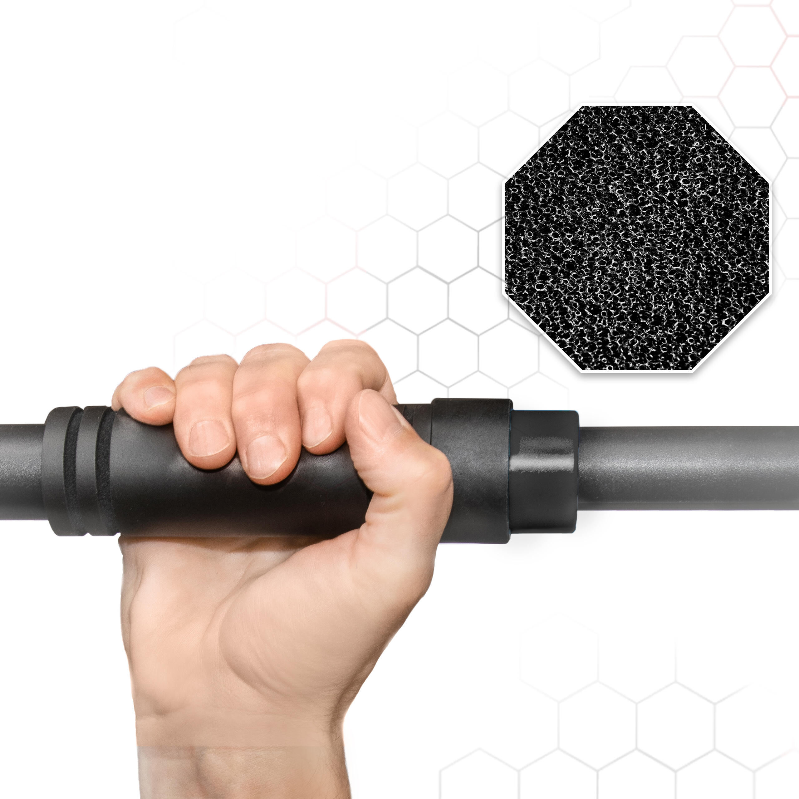 Klimmzugstange Türrahmen – ohne Schrauben, Pull Up Bar für dein Homegym (Blau) 4/7
