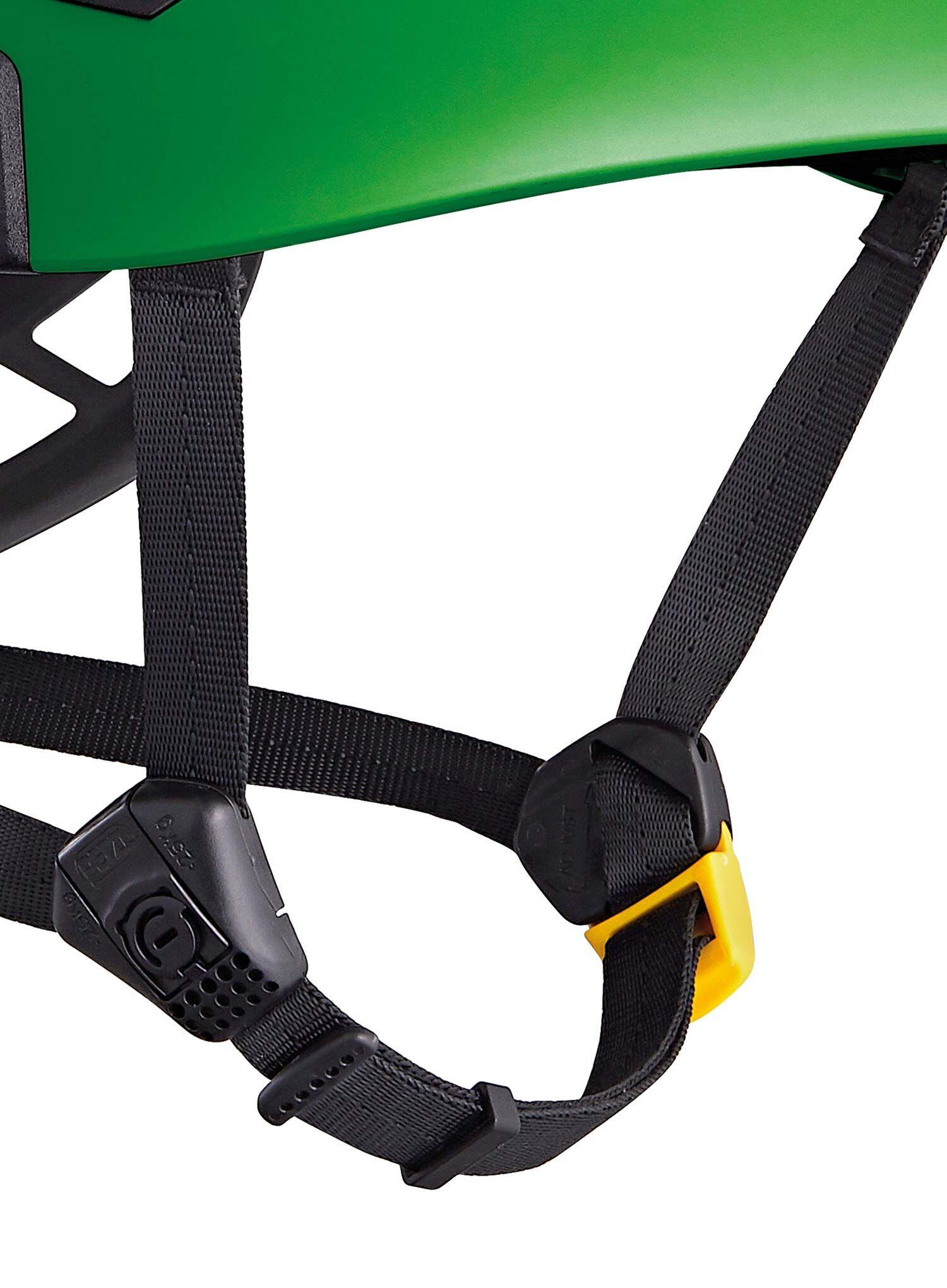 Casco Petzl Vertex Vent Verde con coquilla de policarbonato 5/5