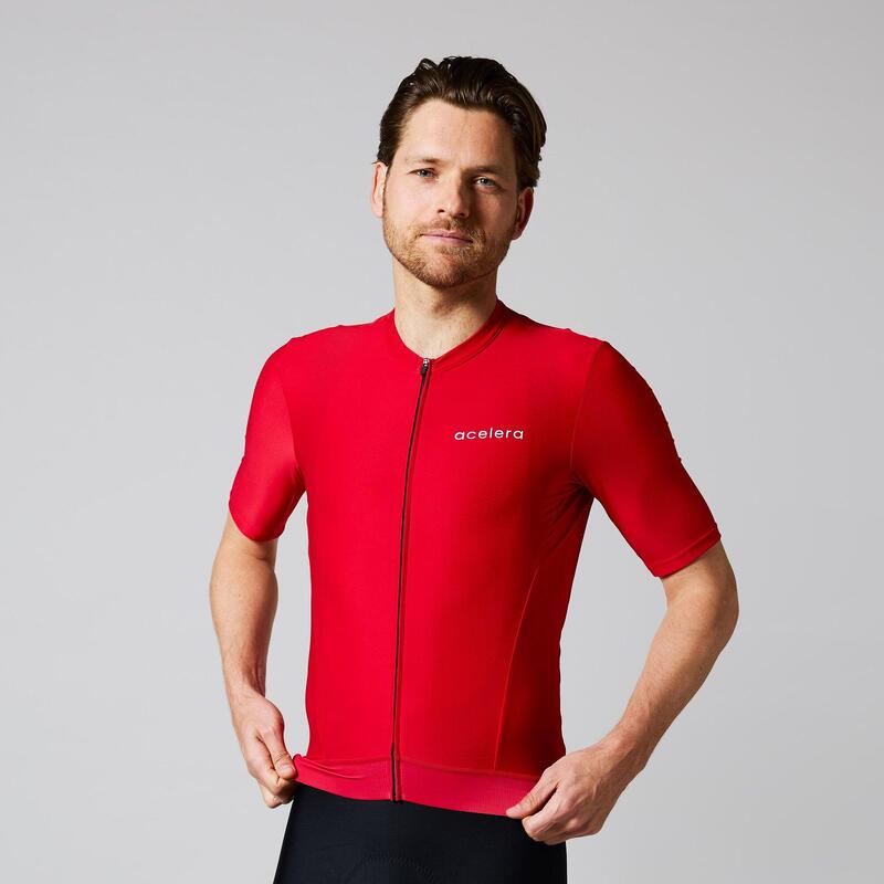Maillot cyclisme homme été manches courtes Respirant Jersey vélo route