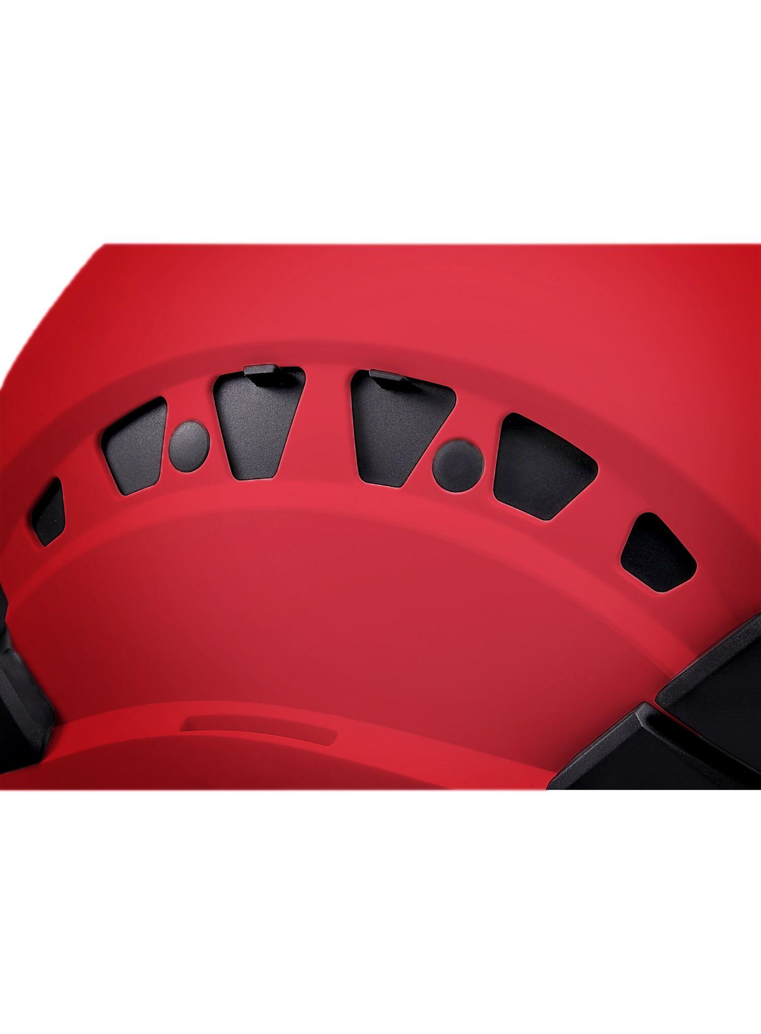 Casco de seguridad Petzl Vertex Vent rojo ABS ventilado con arnés ajustable 2/4