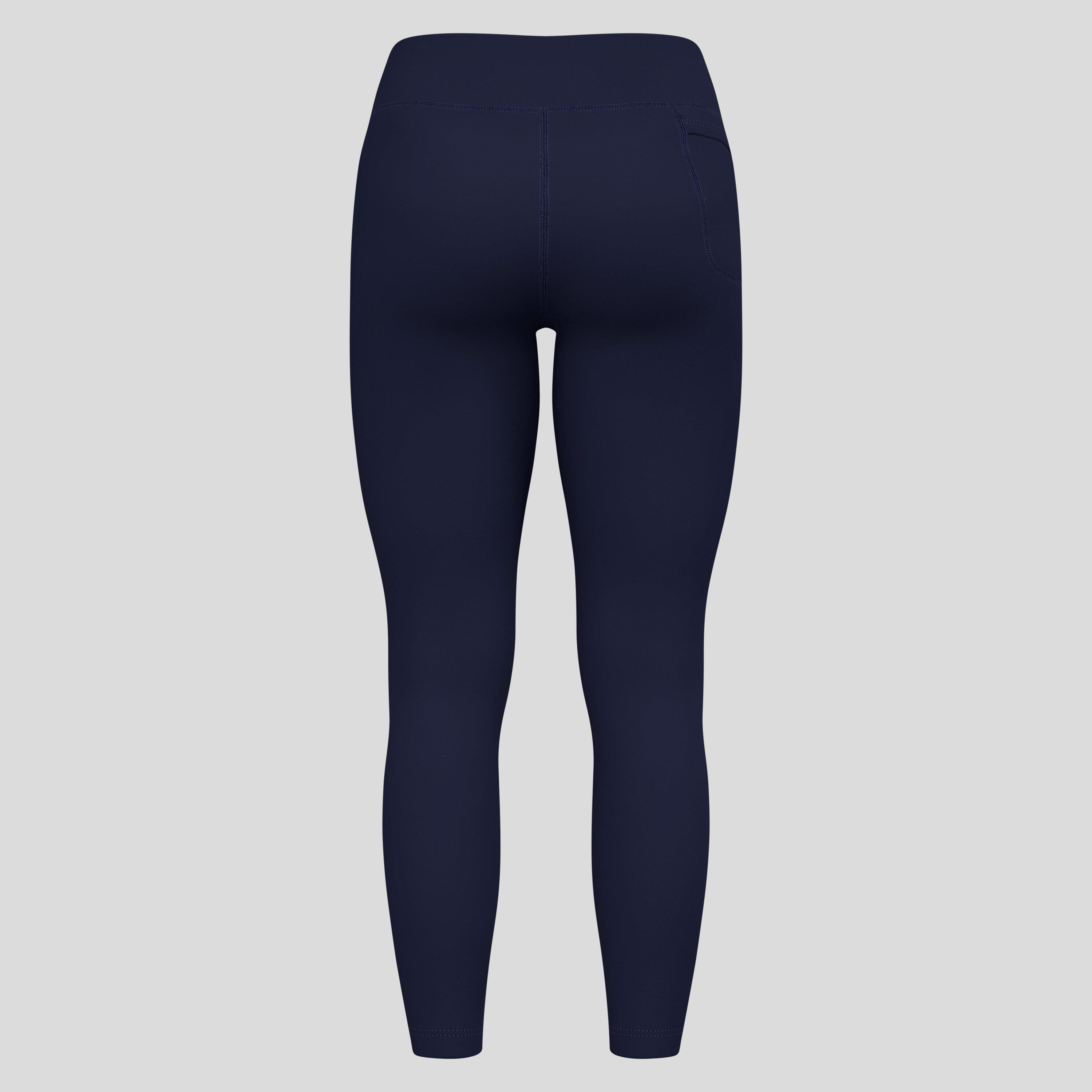 Legging da corsa Odlo Essentials da donna Blu scuro 7/7