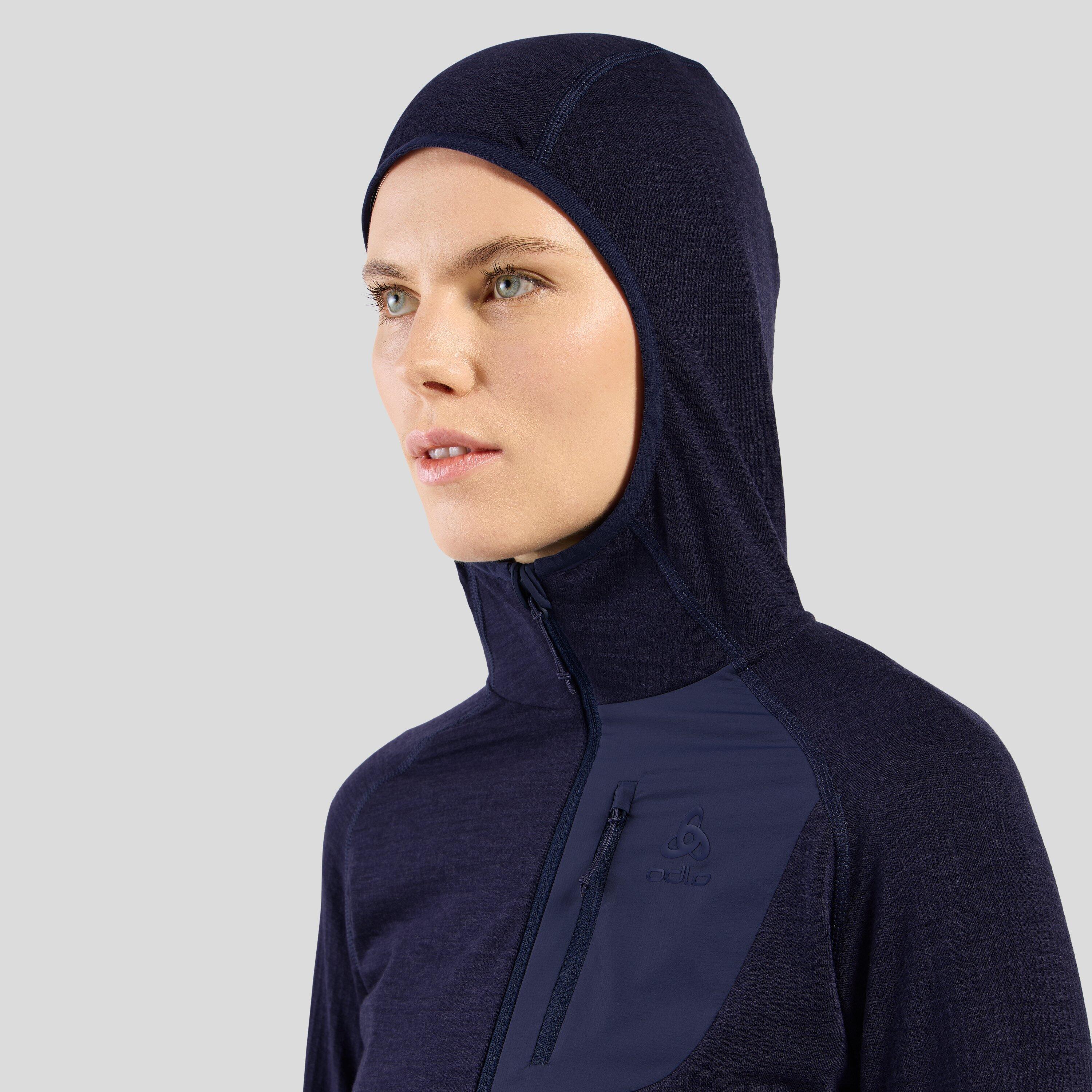 Pull à capuche zippé Ascent ODLO 3/7