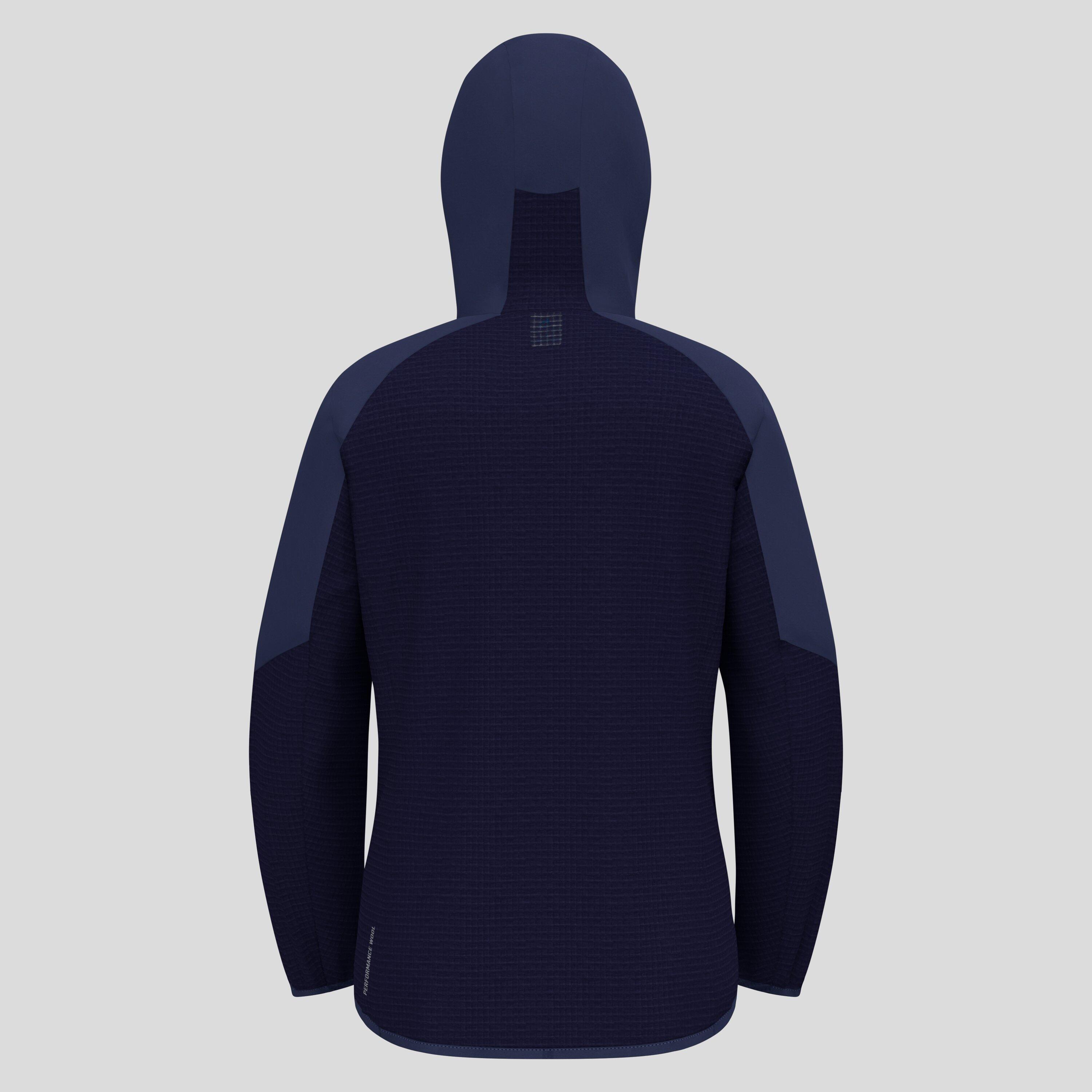 Casaco híbrido Odlo Ascent para mulher Azul escuro 8/8