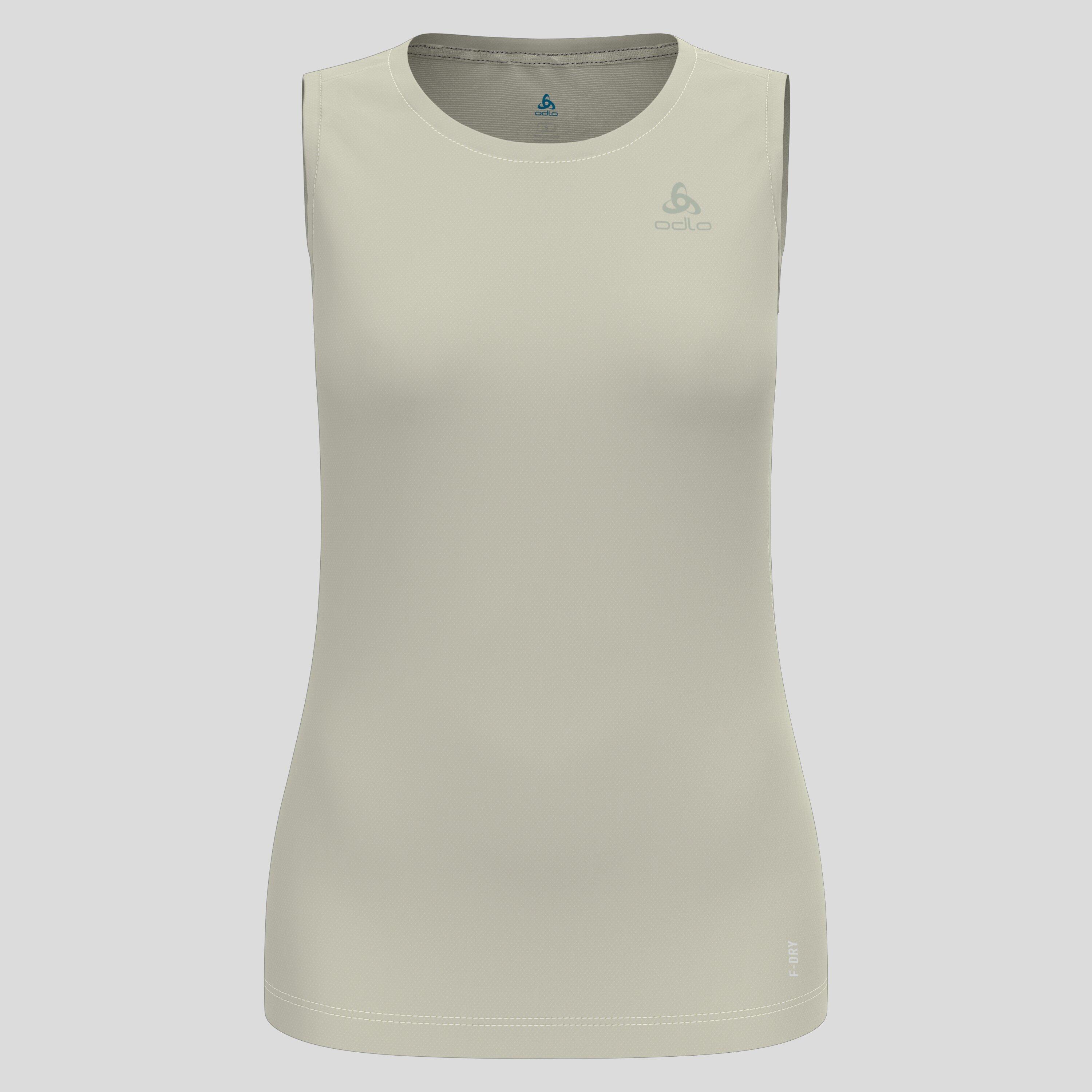 Odlo - Débardeur F-dry Pour Femme Odlo - T-shirt Manches Courtes - Blanc - Decathlon