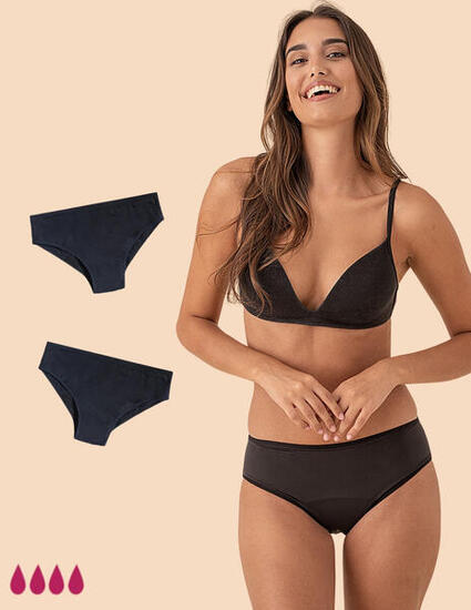 PACK-2 Slip da bagno mestruale Céline