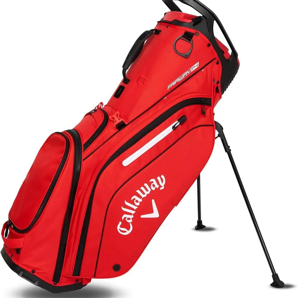 Callaway Golf Stand Fairway 14, Golf Bag, Red/Black/White