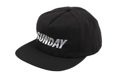 Pet sunday shredd 5-panel unstructured zwart