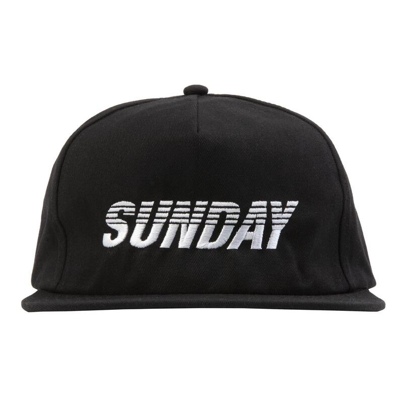 Casquette Sunday Shredd 5-Panel Unstructured Noir