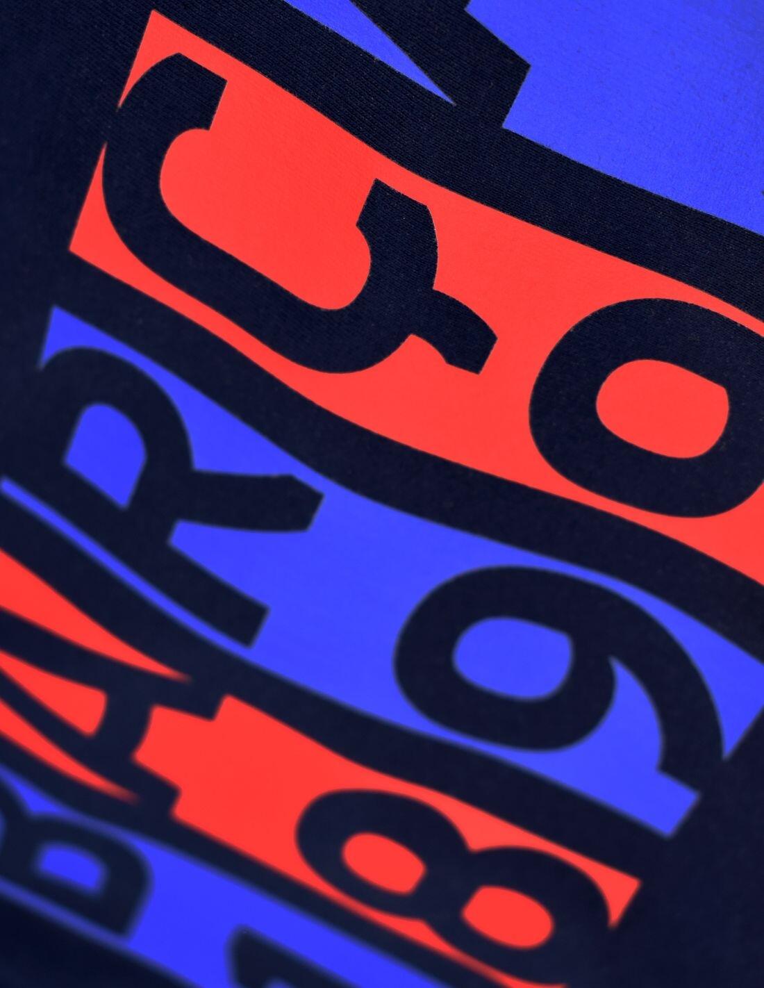 Maglietta blu da bambino dell'FC Barcelona stagione 2023-24 3/4