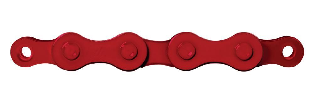 KMC S1 Bravo Wide 112 LINKS CHAIN Red  1/2" x 1/8"