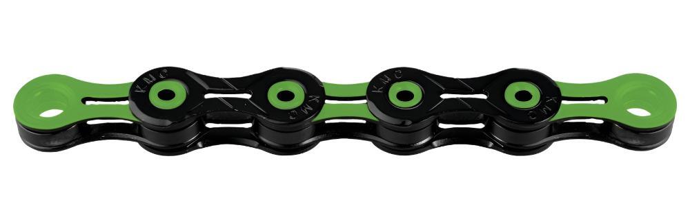 KMC DLC 11 SPEED 116 LINKS CHAIN GREEN